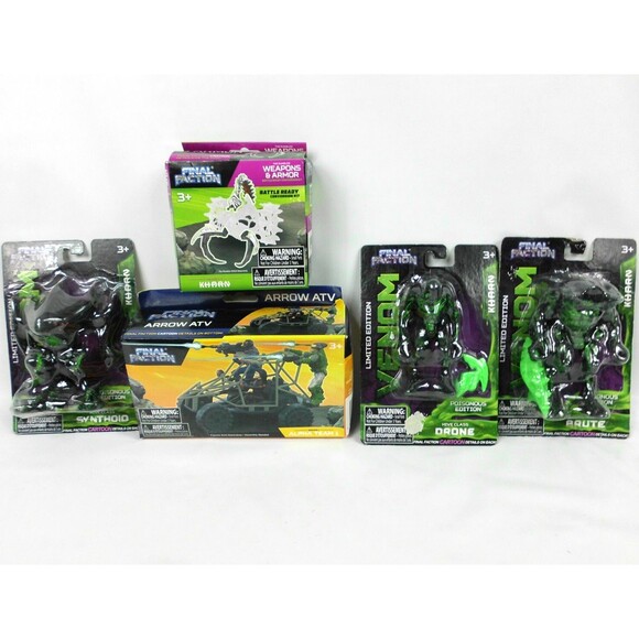 Final Faction Action Figures & Accessories Toys Lot of 5 Synthoid Drone Brute - Picture 1 of 6